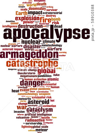 Apocalypse word cloud Apocalypse word cloud 58910388