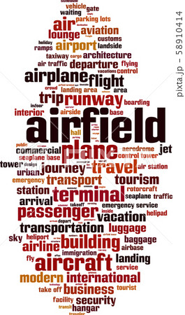 Airfield word cloud Airfield word cloud 58910414
