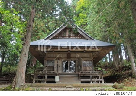 戸隠神社の火之御子社の社殿 58910474