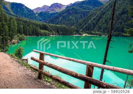 The Antholzer See a lake in South Tyrol, Italy The Antholzer See a lake in South Tyrol, Italy 58910526