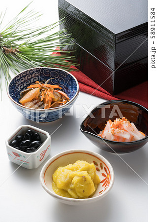 正月料理 小鉢色々 正月料理 小鉢色々 58911584