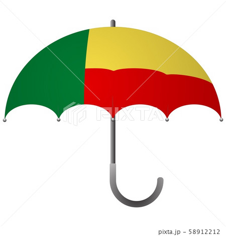 Benin flag umbrella 58912212