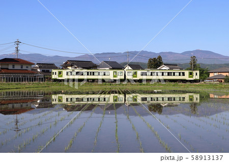 水鏡ローカル線/JR小海線(八ヶ岳高原ライン) 水鏡ローカル線/JR小海線(八ヶ岳高原ライン) 58913137