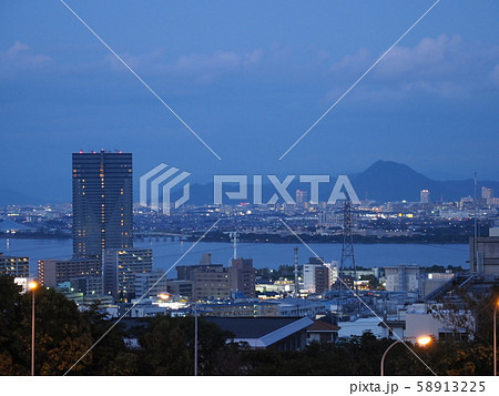 大津夜景 大津SAにて 大津夜景 大津SAにて 58913225