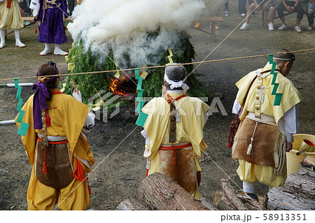 道仙寺 柴燈護摩修法と山伏 岡山県美作市 道仙寺 柴燈護摩修法と山伏 岡山県美作市 58913351