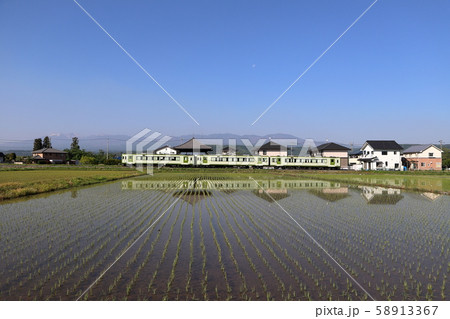水鏡ローカル線/JR小海線(八ヶ岳高原ライン) 58913367