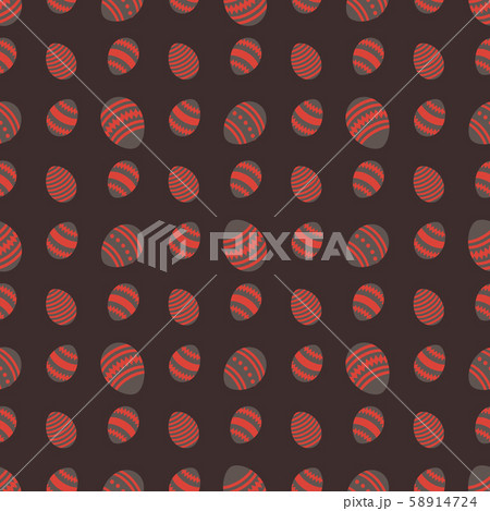 Seamless pattern with Easter eggs Happy Easter. 58914724