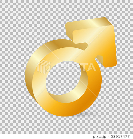golden gender symbol golden gender symbol 58917477