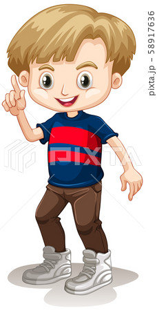 Cute happy smiling child isolated on white Cute happy smiling child isolated on white 58917636