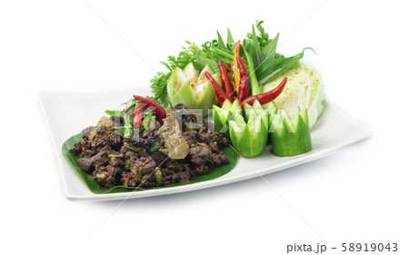 Spicy Minced Beef Salad cooked with ingredient Spicy Minced Beef Salad cooked with ingredient 58919043