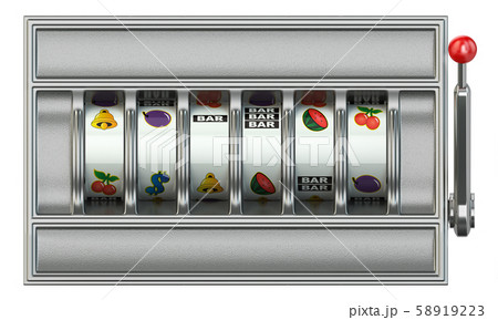 Casino and gambling. Slot machine with Casino and gambling. Slot machine with 58919223