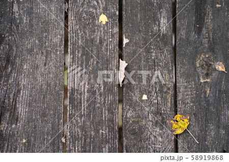 old wooden fence rotten texture boards. Background 58919868