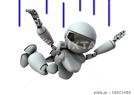 急降下するAIロボット 急降下するAIロボット 58921489