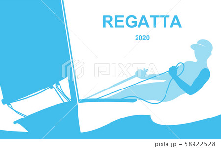 Poster with regatta theme 58922528