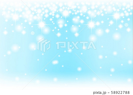 冬とクリスマスシーズンの光と雪の背景( 58922788