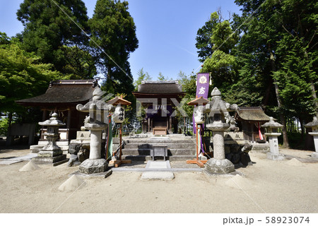 志那三郷 志那神社 本殿 志那三郷 志那神社 本殿 58923074