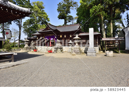 志那三郷　惣社神社　本殿 58923445