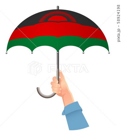 Malawi flag umbrella Malawi flag umbrella 58924198