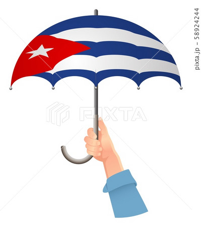 Cuba flag umbrella 58924244