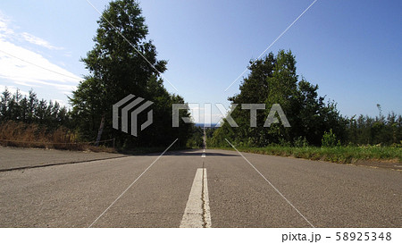 天に続く道 北海道 天に続く道 北海道 58925348