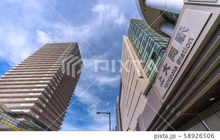 日本の横浜都市景観 上大岡駅前などを望む 日本の横浜都市景観 上大岡駅前などを望む 58926506