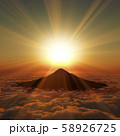 富士山の日の出 58926725