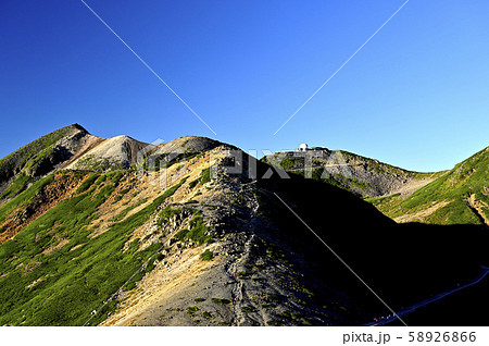 朝の乗鞍 大黒岳からの眺望（撮影地：乗鞍、大黒岳） 58926866