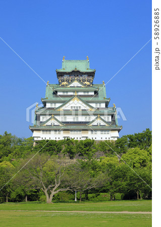 大阪城 西側（ 西の丸庭園から ） 58926885