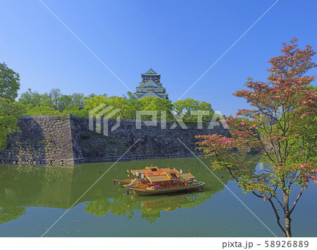 大阪城 北側 58926889