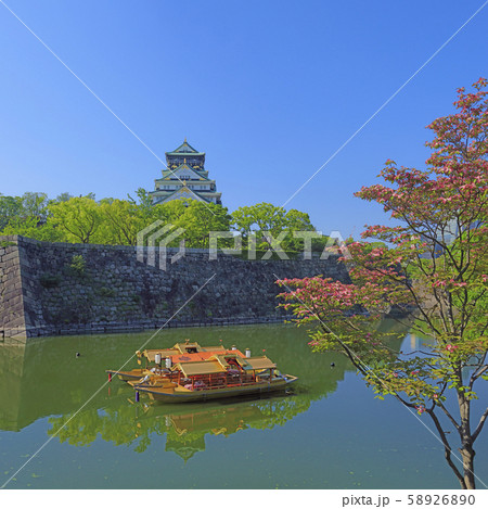 大阪城 北側 58926890