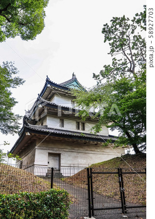 【東京都】皇居東御苑・江戸城富士見櫓 【東京都】皇居東御苑・江戸城富士見櫓 58927703