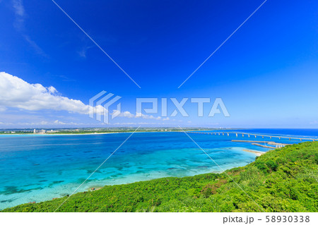 来間島から見る宮古島 来間島から見る宮古島 58930338