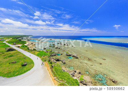 宮古島_東平安名崎の絶景 宮古島_東平安名崎の絶景 58930662
