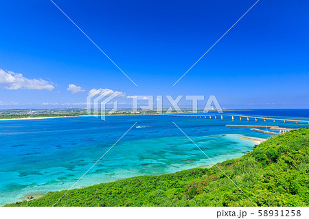 来間島から見る宮古島 来間島から見る宮古島 58931258