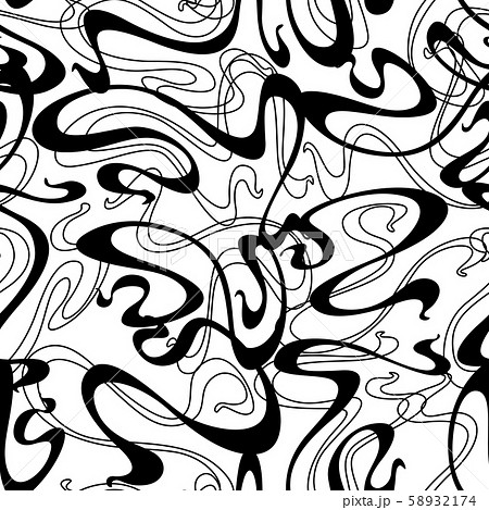 Art Nouveau seamless pattern. Art Nouveau seamless pattern. 58932174