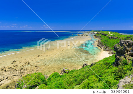 宮古島_東平安名崎の絶景 宮古島_東平安名崎の絶景 58934001