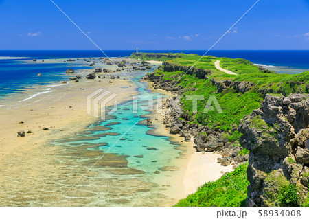 宮古島_東平安名崎の絶景 宮古島_東平安名崎の絶景 58934008