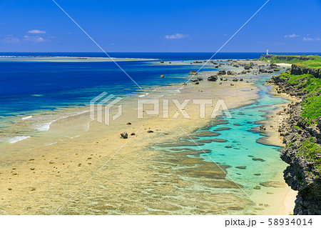 宮古島_東平安名崎の絶景 宮古島_東平安名崎の絶景 58934014