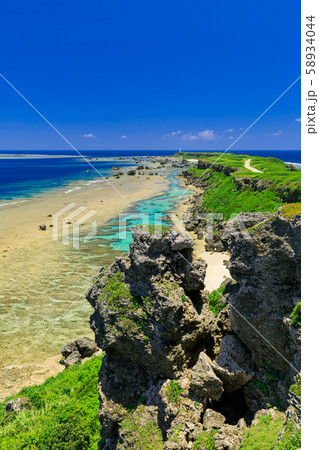 宮古島_東平安名崎の絶景 宮古島_東平安名崎の絶景 58934044