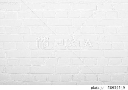 White painted authentic brick wall background 58934549