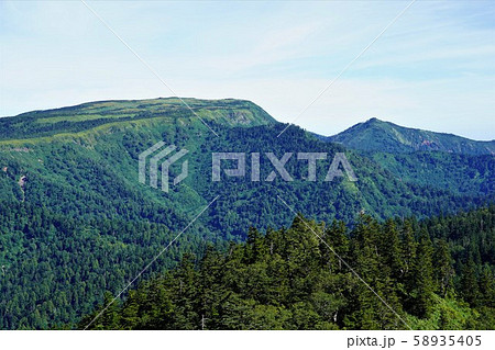 佐武流山からの苗場山と神楽ヶ峰 58935405