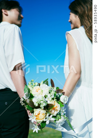 ウェディング ブーケ カップル ウェディング ブーケ カップル 58935490