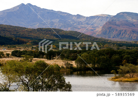 鳥海山　朝 58935569