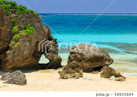 宮古_池間島のハートロック 宮古_池間島のハートロック 58935604