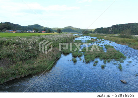 阿武隈川 上流 福島県西白河郡西郷村付近 阿武隈川 上流 福島県西白河郡西郷村付近 58936958