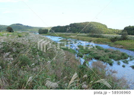 阿武隈川　上流　福島県西白河郡西郷村付近 58936960