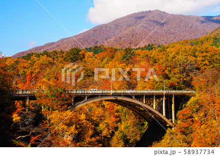 (宮城県)鳴子峡 紅葉 (宮城県)鳴子峡 紅葉 58937734