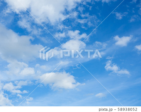 White clouds in the blue sky White clouds in the blue sky 58938052