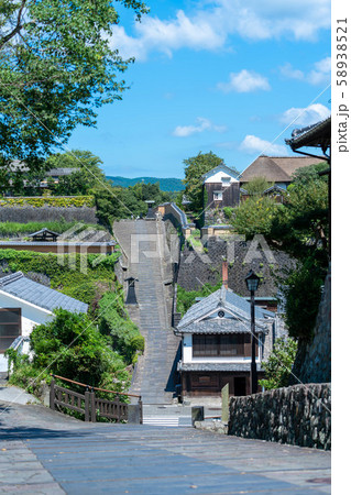 坂 酢屋の坂 塩谷の坂 青空 坂 酢屋の坂 塩谷の坂 青空 58938521