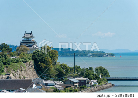 杵築城　大分　青空 58938981